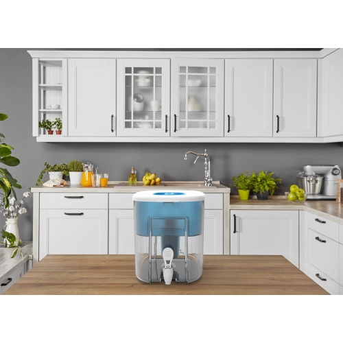 2 Drinkpod – Filtre à eau alcaline Ionisateur, purificateur d’eau de comptoir, grand pichet d’eau alcaline, eau ionisée à pH élevé, capacité de 2.4