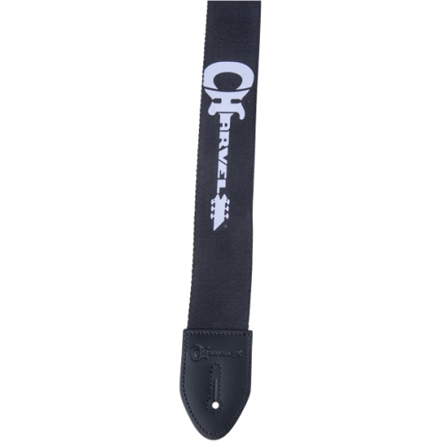 Charvel Logo Guitar Strap - Black/White