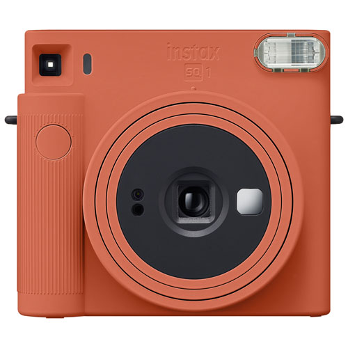 Appareil photo instantané Instax Square SQ1 de Fujifilm - Orange terre cuite