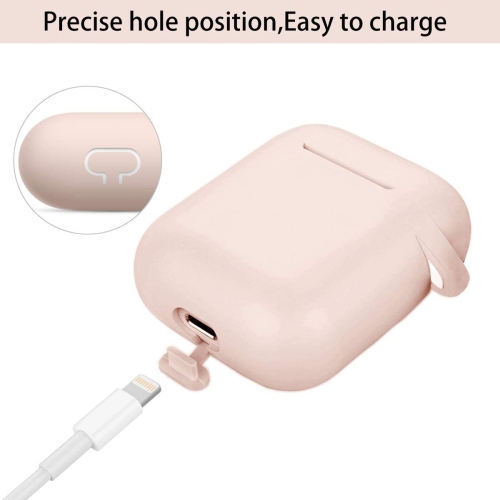 Airpod Case Premium Silicone Protective Cover Skin Compatible with AirPods 2 & 1