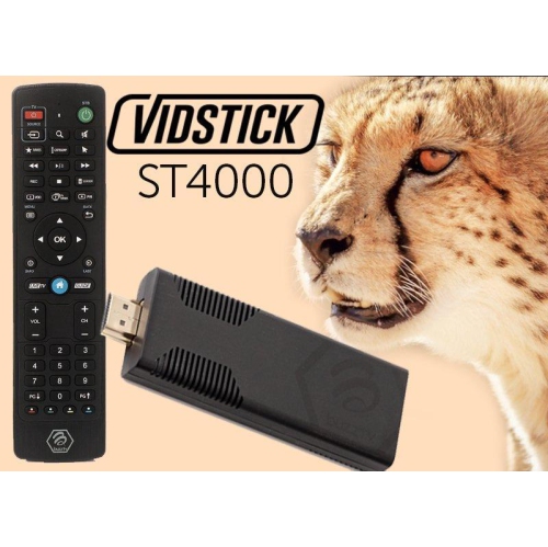 BUZZTV  Vidstick 4K HD Set Top Stick - 4K Android Streaming Media Player Stick