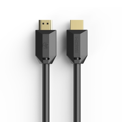 HP - Câbles HDMI 2.0 Haute Vitesse, 18 Gpbs, 4K, 30 AWG, 60 Hz, Longeur de 2 Mètre, Noir