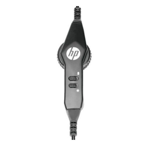 HP - 7.1 Surround Wired Gaming Headset with Microphone and Backlight, 2.2 Meter Cable, Black