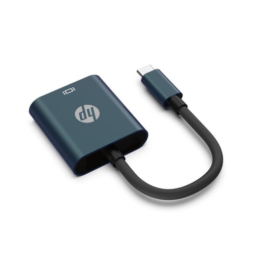 HP USB C 3.1 Male to VGA 1080P Adapter, Black