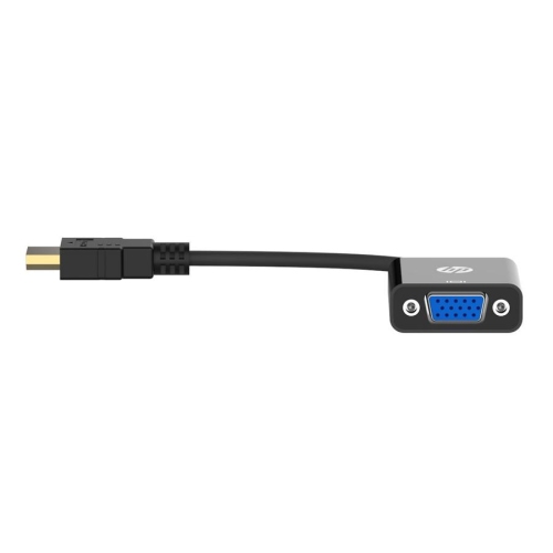 HP - HDMI Male to VGA Female Adapter, HD 1080P, Black