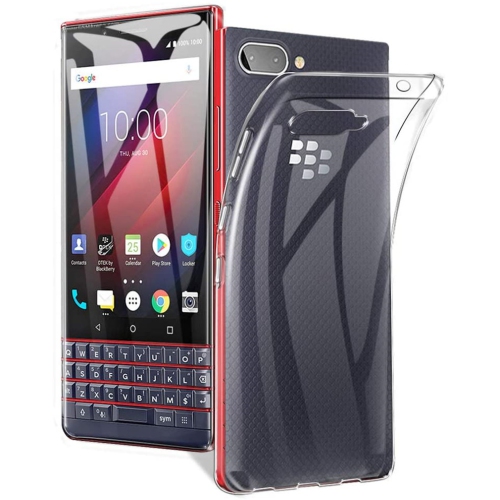 【CSmart personnalisé personnalisé de protection arrière en TPUR souple et en silicone souple pour BlackBerry KeyTwo KeyTwo Lite le, transparent