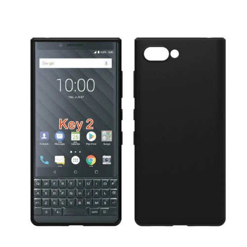 Siège arrière pour BlackBerry KeyTwo KeyTwo Key, silicone souple, noir, pour intelligent personnalisé