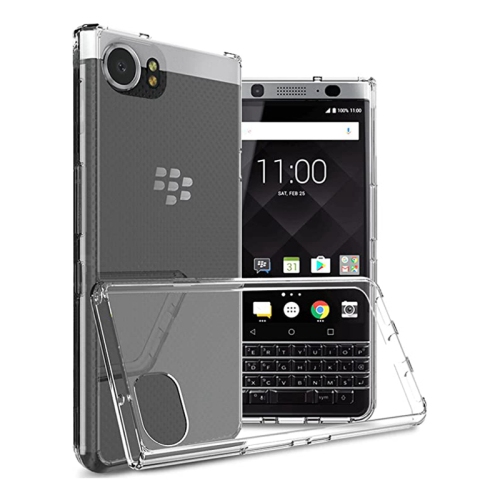 【CSmart】 Ultra Thin Soft TPU Silicone Jelly Bumper Back Cover Case for Blackberry KeyOne Key One Key1, Clear