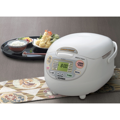 Zojirushi Neuro Fuzzy Rice Cooker & Warmer NS-ZCC10, 5.5