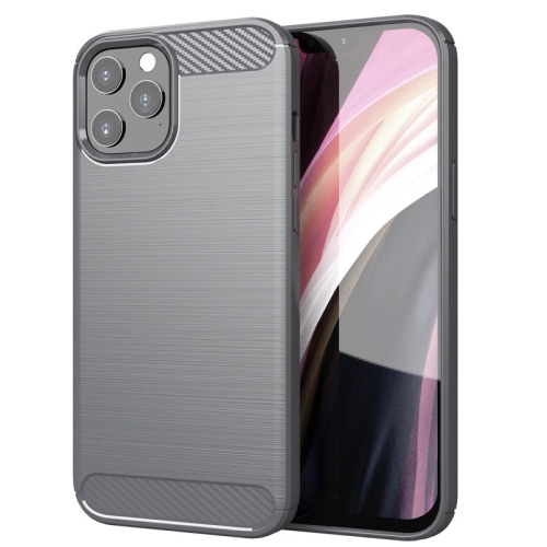 PANDACO Grey Brushed Metal Case for iPhone 12 Pro Max