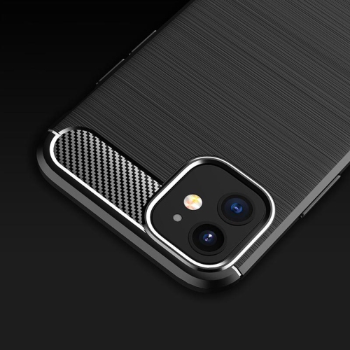 PANDACO Navy Brushed Metal Case for iPhone 12