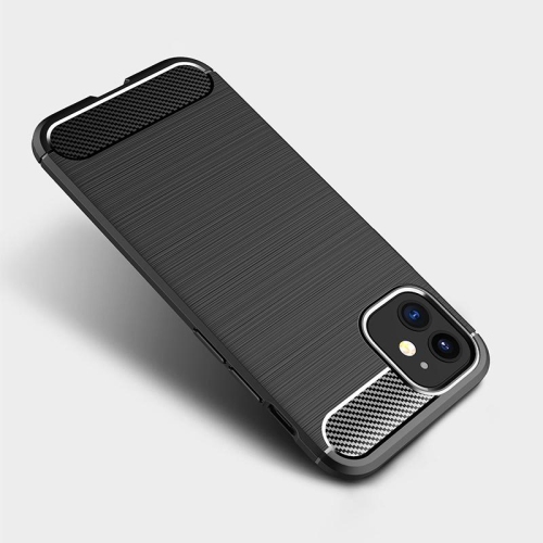 PANDACO Black Brushed Metal Case for iPhone 12