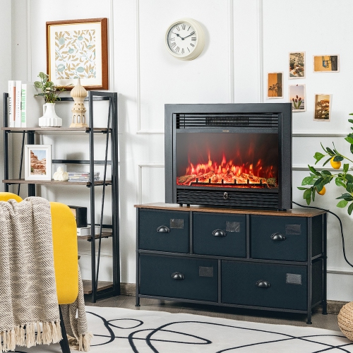 Cheminée électrique encastrable Gymax 72,5cm