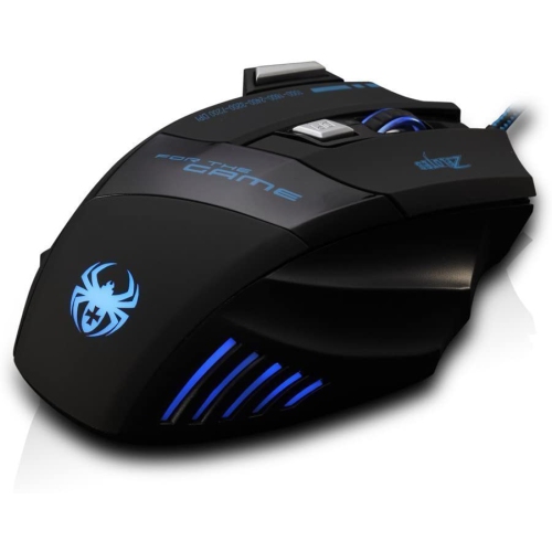 WINGOMART T6 Game Gaming Mouse Mice by ZELOTES Professional LED Optical 7200 DPI 7 Button USB Wired for gamer Adjustable DPI
