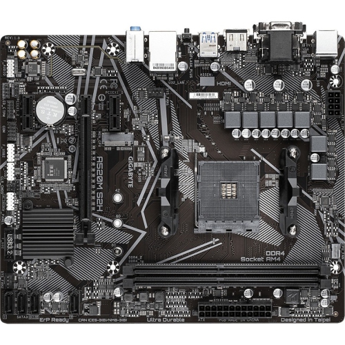 Gigabyte Ultra Durable A520M S2H Desktop Motherboard A520M S2H