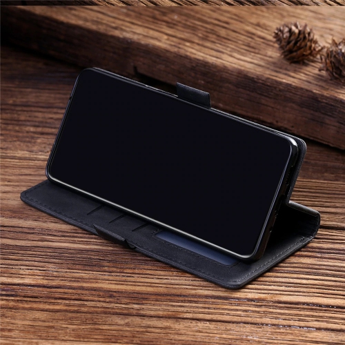 Étui portefeuille magnétique en cuir de luxe avec support pour cartes couvre-téléphone cellulaire pour S20 ULTRA de Samsung