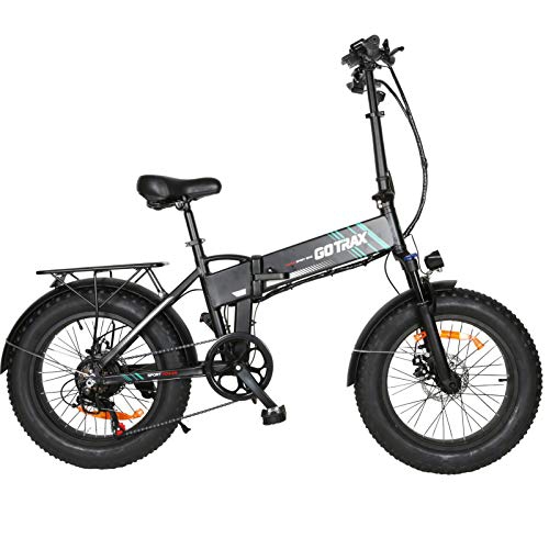 gotrax 20 inch folding electric bike fat tire