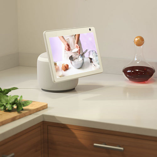 Amazon Echo Show 10 with Alexa - Glacier White