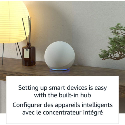 Concentrateur de maison intelligente Amazon Echo (4e génération) avec Alexa - Anthracite