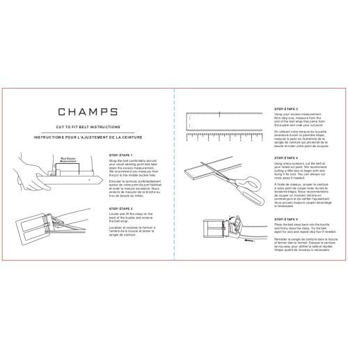 Champs Ceinture réglable en cuir Automatic