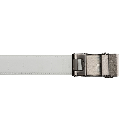 CHAMPS Leather Automatic and Adjustable Belt, White