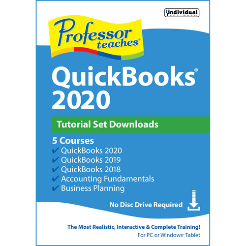 Professor Teaches QuickBooks 2020 - Téléchargement numérique