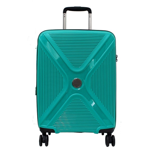 teal hard case luggage