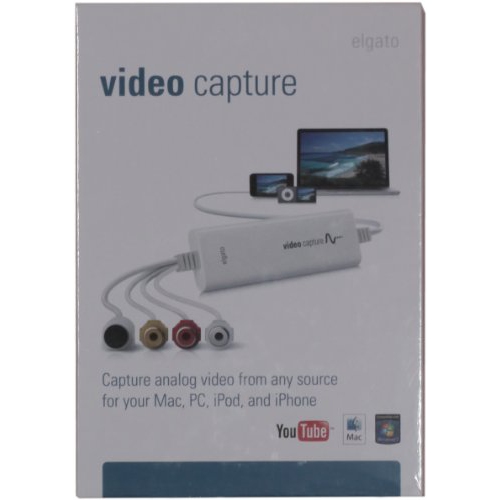 Corsair Elgato Video Capture, Capture analog video for your Mac or PC, iPad and iPhone, white - 1VC104001001