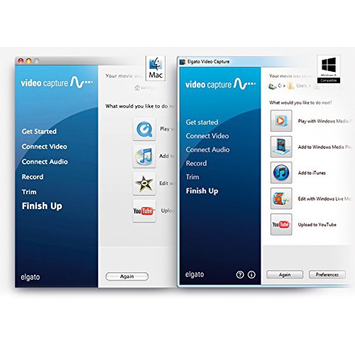 Corsair Elgato Video Capture, Capture analog video for your Mac or PC, iPad and iPhone, white - 1VC104001001