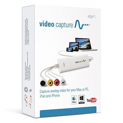 Corsair Elgato Video Capture, Capture analog video for your Mac or PC, iPad and iPhone, white - 1VC104001001