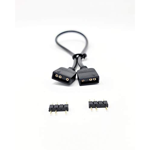 MICRO CONNECTORS 3-Pin Addressable RGB Extension Cable - 50cm with Male Pins