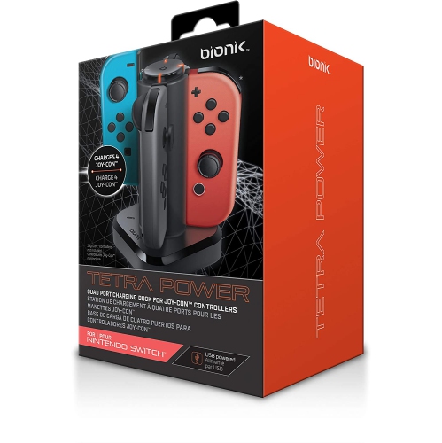 Bionik Tetra Power BNK-9019 Charging Dock for Nintendo Switch Joy-Con Controllers.