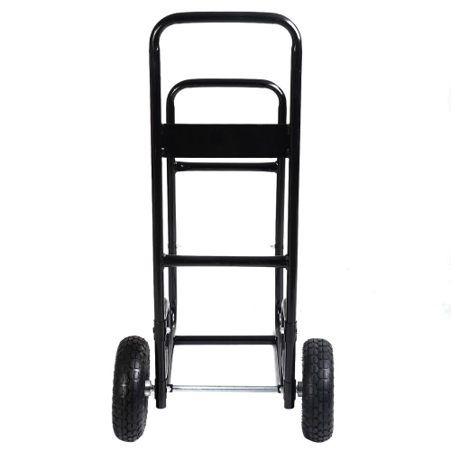 Costway Firewood Log Carrier Rack Fireplace Wood Mover Caddy Dolly Cart w/ Wheel Outdoor