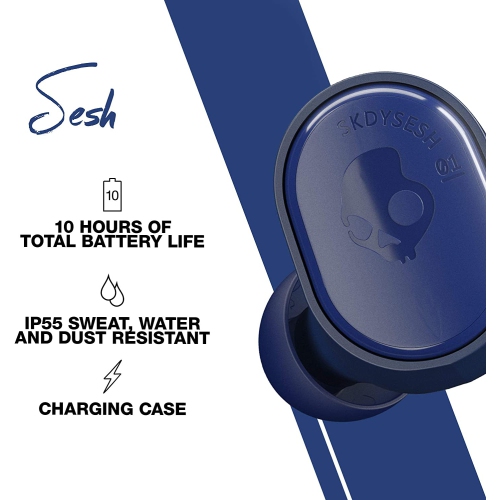 Skullcandy Sesh True Wireless Earbuds, Indigo