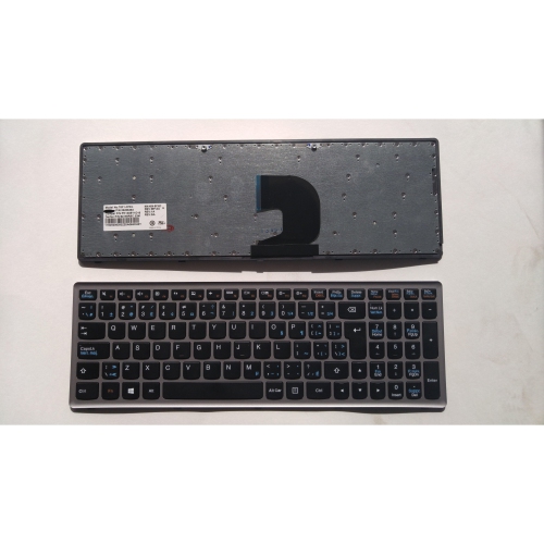 LENOVO  New Ideapad P500 Z500 Keyboard Ca Canadian In Silver