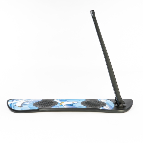 PRISP Foldable Snow Scooter for Kids with Grip Handle; Snowboard Type Board with Handlebar