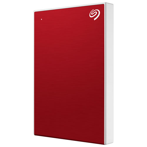 Seagate One Touch 2TB USB 3.0 Portable External Hard Drive - Red