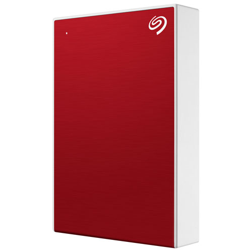 Seagate One Touch 5TB USB 3.0 Portable External Hard Drive - Red