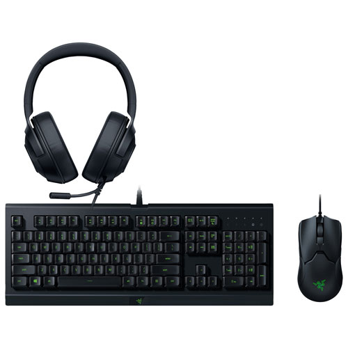 Razer Power Up Gaming Bundle with Keyboard, Mouse & Headset