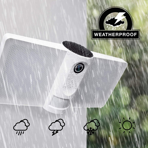 Geeni Sentry Smart Wi-Fi Floodlight and 1080P HD Security Camera - White