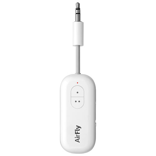 Twelve South AirFly Pro Wireless transmitter receiver with audio sharing  for up to 2 AirPods wireless headphones to any audio jack for use on  airplanes boats or in gym home auto 33