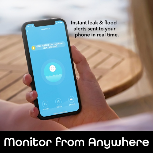 Geeni Smart Wi-Fi Water and Flood Sensor - White