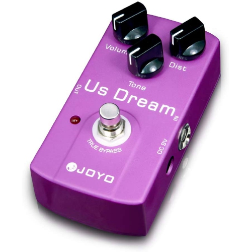 JOYO US Dream High-Gain Distortion Pedal Simulates Driven Tube Amplifier for Electric Guitar Effect