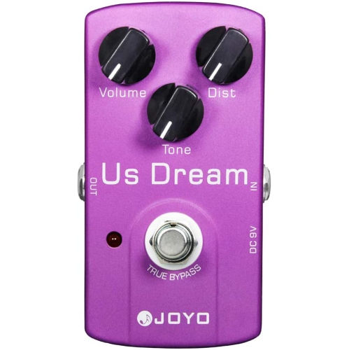 JOYO US Dream High-Gain Distortion Pedal Simulates Driven Tube Amplifier for Electric Guitar Effect