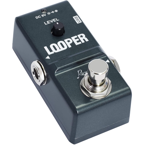Rowin Tiny Looper Effects Pedals for Guitar 10 Minutes of Looping Unlimited Overdubs