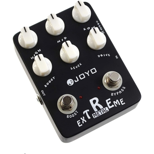 JOYO  Jf-17 Extreme Metal Guitar Bass Pedal, High-Gain Crunch With 3-Band Eq And Gain Boost