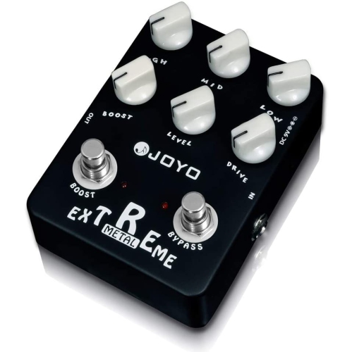 JOYO JF-17 Extreme Metal Guitar Bass Pedal, High-Gain Crunch with 3-Band EQ and Gain Boost