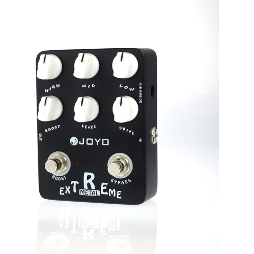 JOYO JF-17 Extreme Metal Guitar Bass Pedal, High-Gain Crunch with 3-Band EQ and Gain Boost