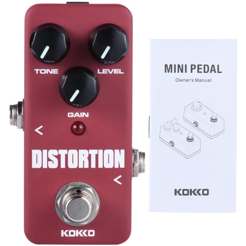 Pédale d’effet de distorsion KOKKKKO FDS2 Mini pédale d’effets de guitare portable