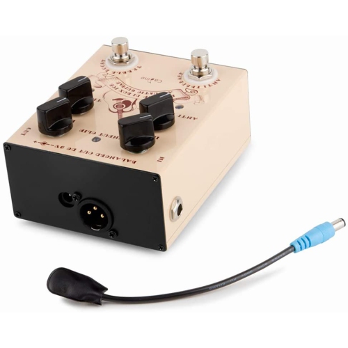 Dolamo Guitar Effects Pedals Caline Pre-amp DI Box for Electric Acoustic Guitar EQ Equalizer True Bypass Brown CP-40